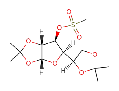 1,2,5,6-di-O-isopropylidene-3-O-methylsulfonyl-α-D-glucofuranose