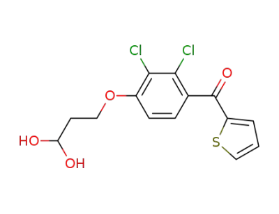 3-[2,3-dichloro-4-(2-thenoyl)-phenoxy]-propanediol