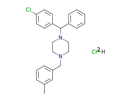 1-[(4-chlorophenyl)benzyl]-4-[(m-tolyl)methyl]piperazine hydrochloride