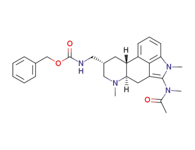 benzyl (((6aR,9S,10aR)-4,7-dimethyl-5-(N-methylacetamido)-4,6,6a,7,8,9,10,10a-octahydroindolo[4,3-fg]quinolin-9-yl)methyl)carbamate
