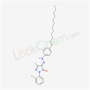 1-(2-chlorophenyl)-3-methyl-1H-pyrazole-4,5-dione 4-[(4-dodecylphenyl)hydrazone]