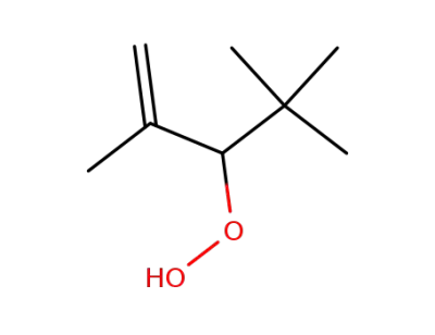 2,4,4-trimethyl-pent-1-en-3-yl hydroperoxide